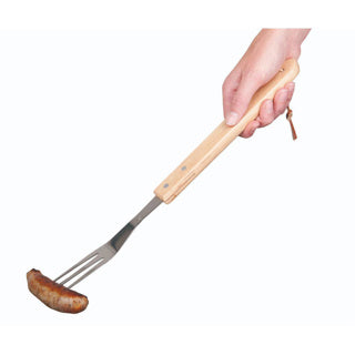 Bbq collection luxe vleesvork 41 cm eiken rvs