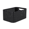Curver style mand s rotanstyle antraciet 12,9x28,5x19,4cm