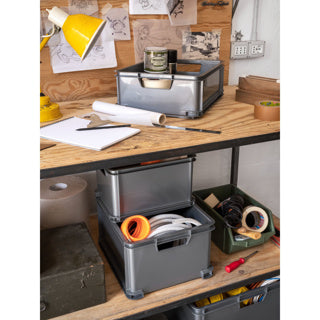 Curver unibox 15l zilver | 3 stuks