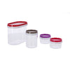 Alpina opbergdozen 4 stuks transparant | 2 stuks