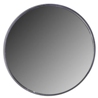Spiegel ronde vorm 40 cm zwart