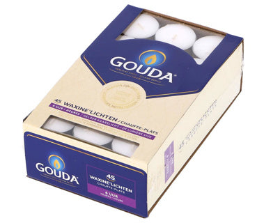 Gouda waxinelicht 6 uur in doos 45 stuks
