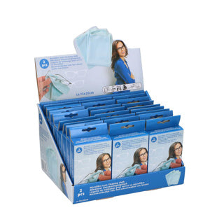 Lifetime touch of beauty brillendoekje microvezel 2 stuks 15x20cm