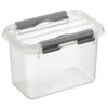 Sunware q-line opbergbox 0.8l transparant | 2 stuks