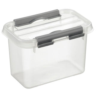 Sunware q-line opbergbox 0.8l transparant | 2 stuks