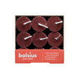 Bolsius dinerkaars rustiek velvet rood 27 cm | 9 stuks - afbeelding 2