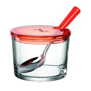 Basic montana jampot 10 cm + lepel oranje glas