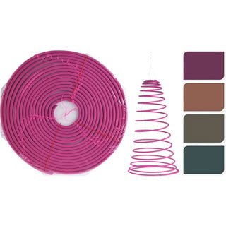 Wierrookspiraal met citronella 22 cm 4 assorti | 6 stuks