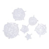 Alpina herbruikbare siliconen deksels 6 stuks diameter 6 9 11 14 16 20 cm | 2 stuks