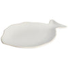 Gusta bordje vis 21,5 x 15,2 cm wit | 2 stuks