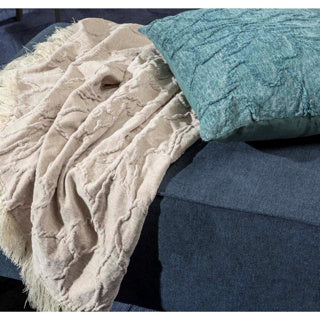 Dutch decor florine plaid 140 x 180 cm pumice stone | 2 stuks