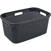Curver style wasmand rotanstyle 45 liter antraciet 27x38x59cm