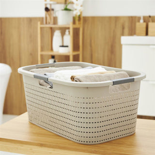 Rotho wasmand country 40l cappuccino