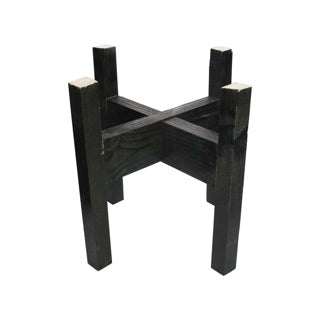 Gusta hout standaard voor vooraadpot | 2 stuks