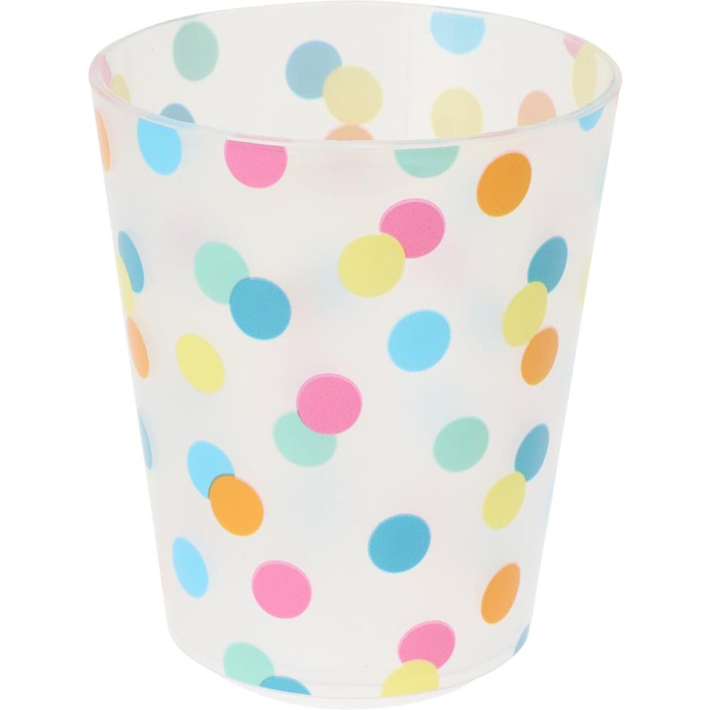 Excellent houseware bekerset confetti 4-delig kunststof 230ml