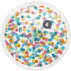 Excellent houseware bordjes met stippen 22,5cm, 4st.