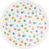 Excellent houseware bordjes met stippen 22,5cm, 4st.