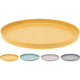 Excellent houseware bord gerecycled kunststof ø25,3cm 4 assorti