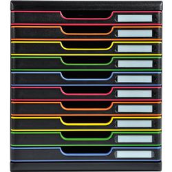 10 ladenkastje exacompta modulo zwart