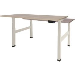Schaffenburg zit-sta bureau dextro plus desk 180x80 robson oak 25mm-wit