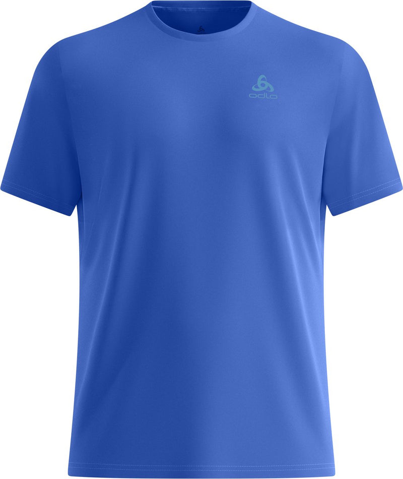 Odlo essential flyer hardloopshirt - mannen - dazzling blue - xl