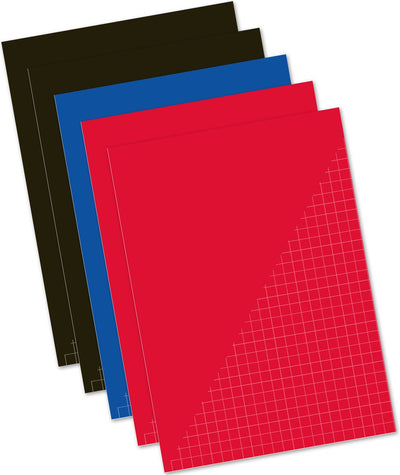 Kangaro schrift a4 80blz geruit 10mm pak a 5st