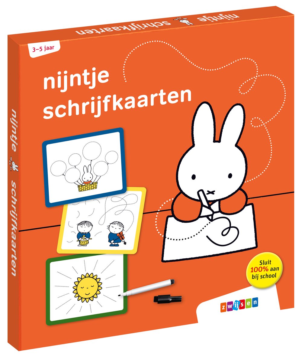 Nijntje edutainment - schrijfkaarten