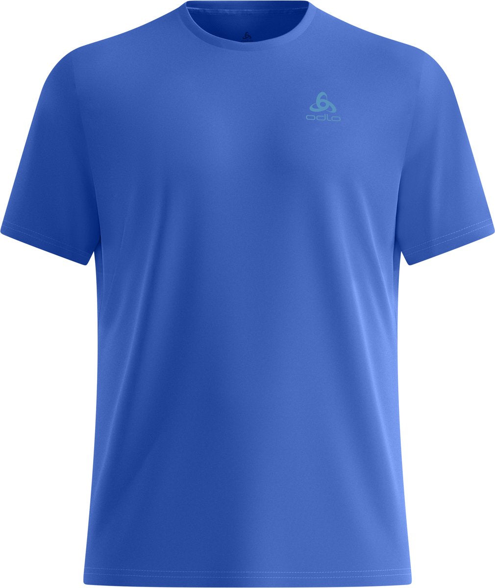 Odlo essential flyer hardloopshirt - mannen - dazzling blue - xxl