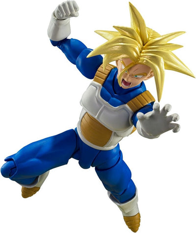 Tamashii nations bandai dragon ball z s.h. figuarts super saiyan trunks infinite latent super power ver. 14 cm action figuur