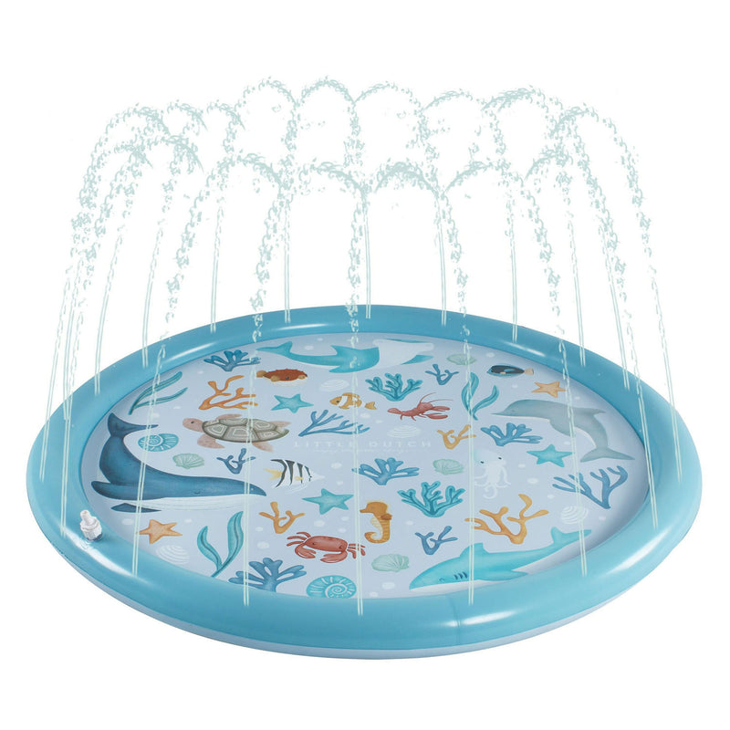 Little dutch ocean dreams sprinklermat 150 cm blauw