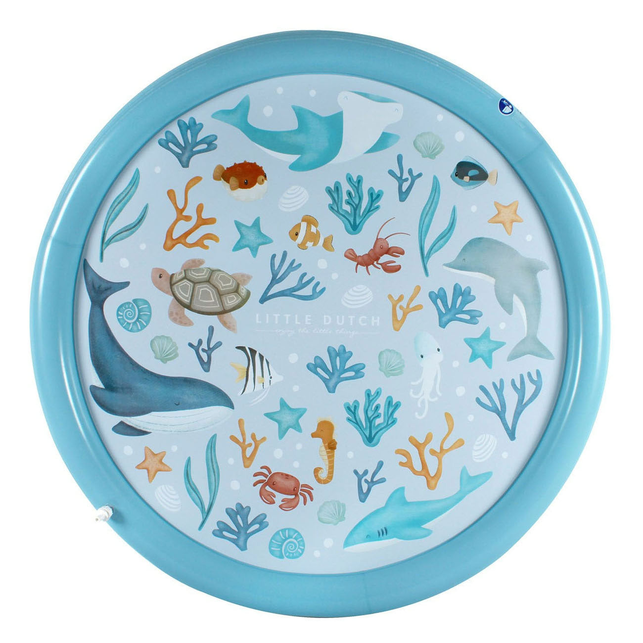 Little dutch ocean dreams sprinklermat 150 cm blauw