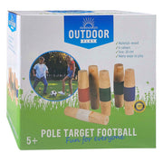 Outdoor play houten paaltjes voetbal - afbeelding 2