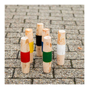 Outdoor play houten paaltjes voetbal - afbeelding 4