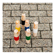 Outdoor play houten paaltjes voetbal - afbeelding 5