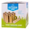 Outdoor play wood throw game