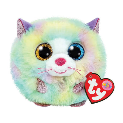 Ty beanie ty teeny puffies heather cat, 10cm