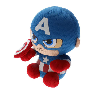 Ty beanie babies captain america soft, 15cm