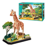 Cubic fun 3d puzzel giraffe - afbeelding 3