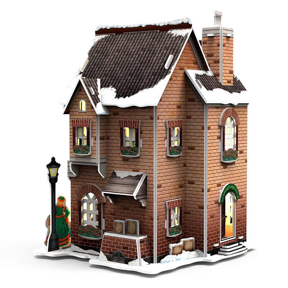 Cubic fun 3d puzzel klompenmakerij met led verlichting