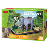 Cubic fun 3d puzzel olifant - afbeelding 2