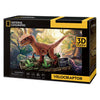 National geographic cubic fun 3d puzzel velociraptor
