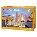 Cubic fun 3d puzzel city line parijs - afbeelding 2