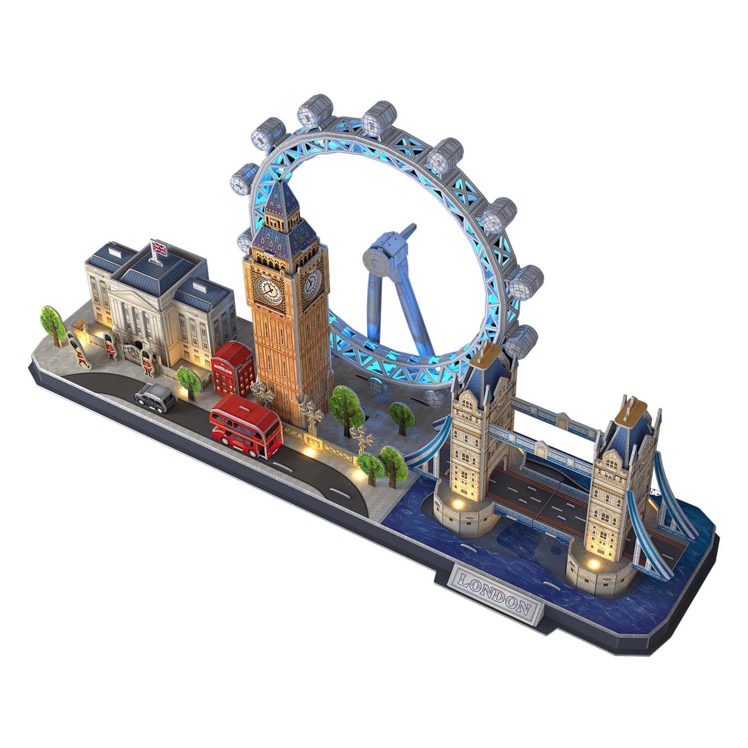 Cubic fun 3d puzzel city line london led (2010331)