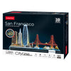 Cubic fun 3d puzzel city line san francisco met led verlichting