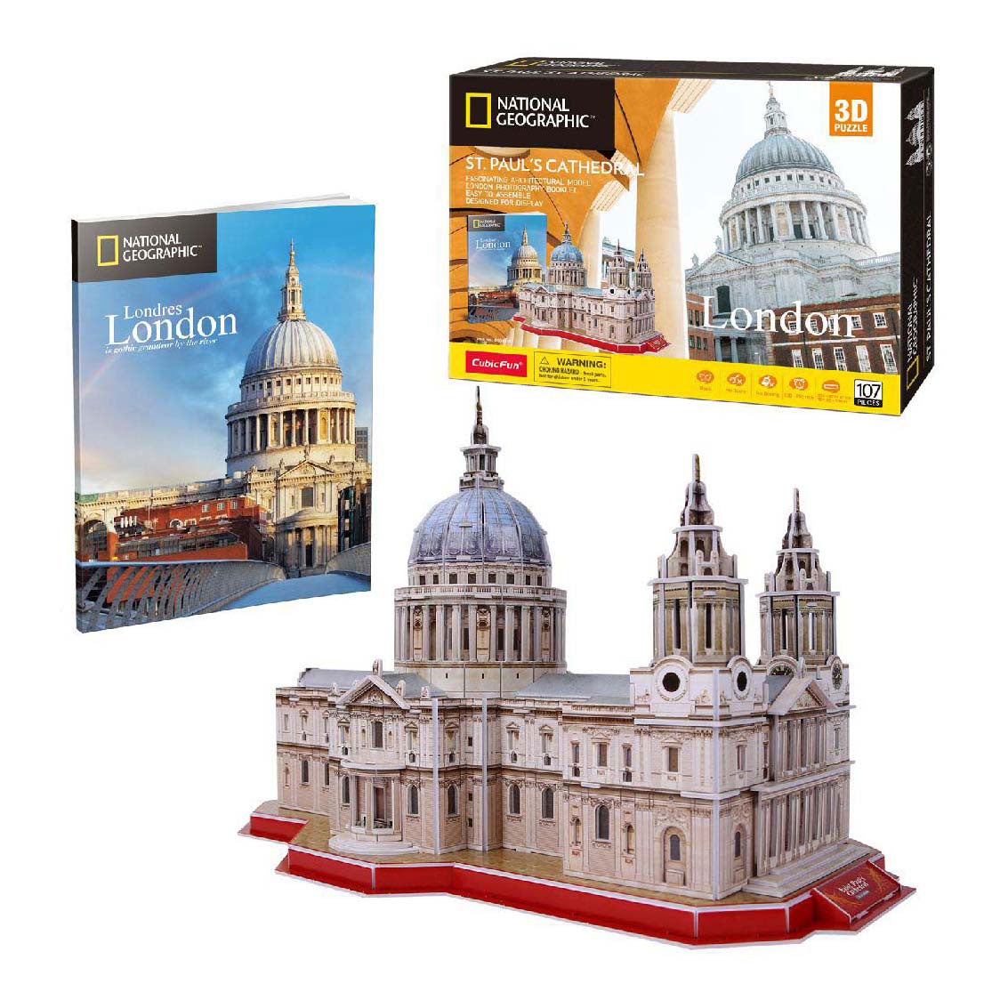 Cubic fun national geographic - 3d-puzzel - sint-pauluskathedraal