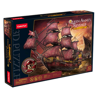 Cubic fun 3d puzzel queen anne revenge