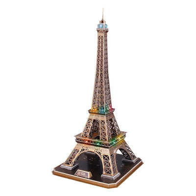 Cubic fun 3d puzzel eiffeltoren met led verlichting
