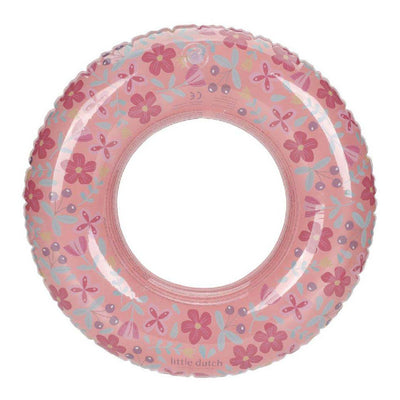Little dutch pink flower zwemring, 50cm
