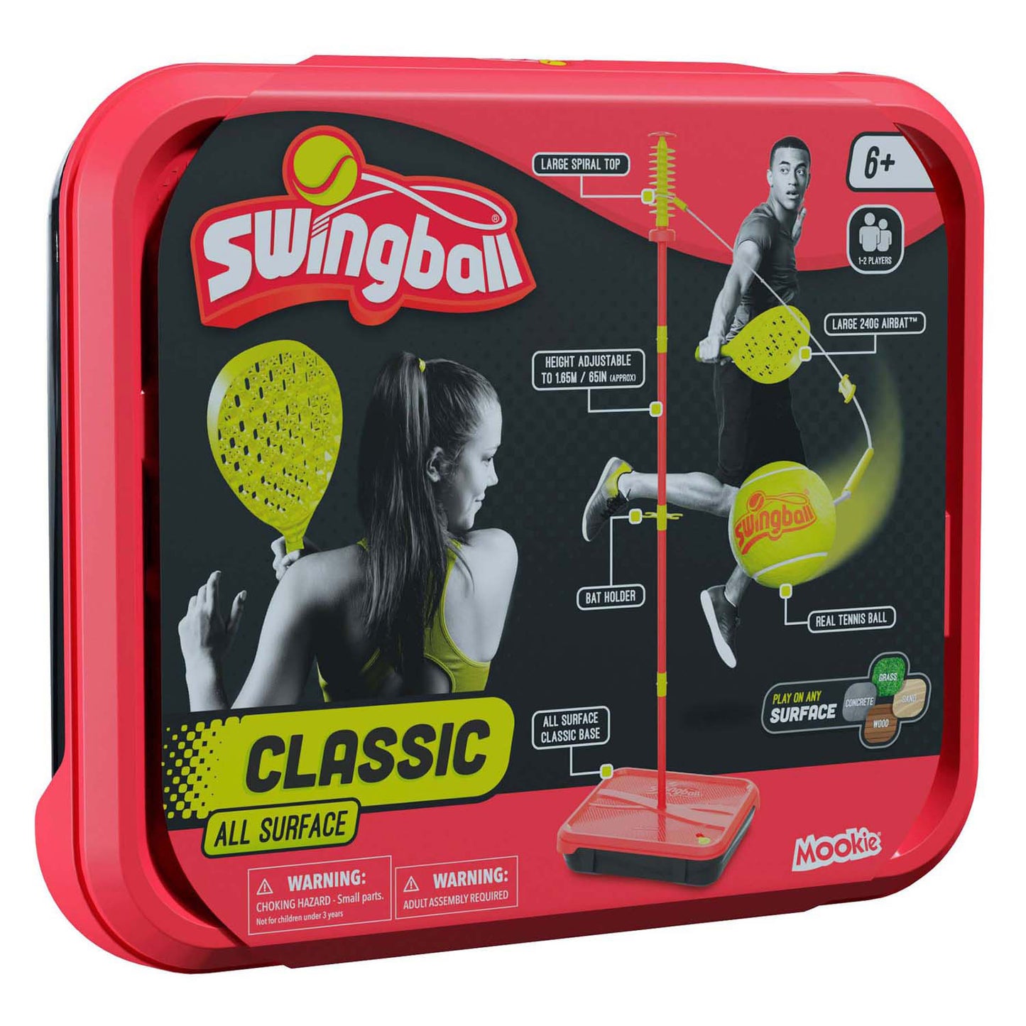 Abi mookie swingball tennis speelset rood