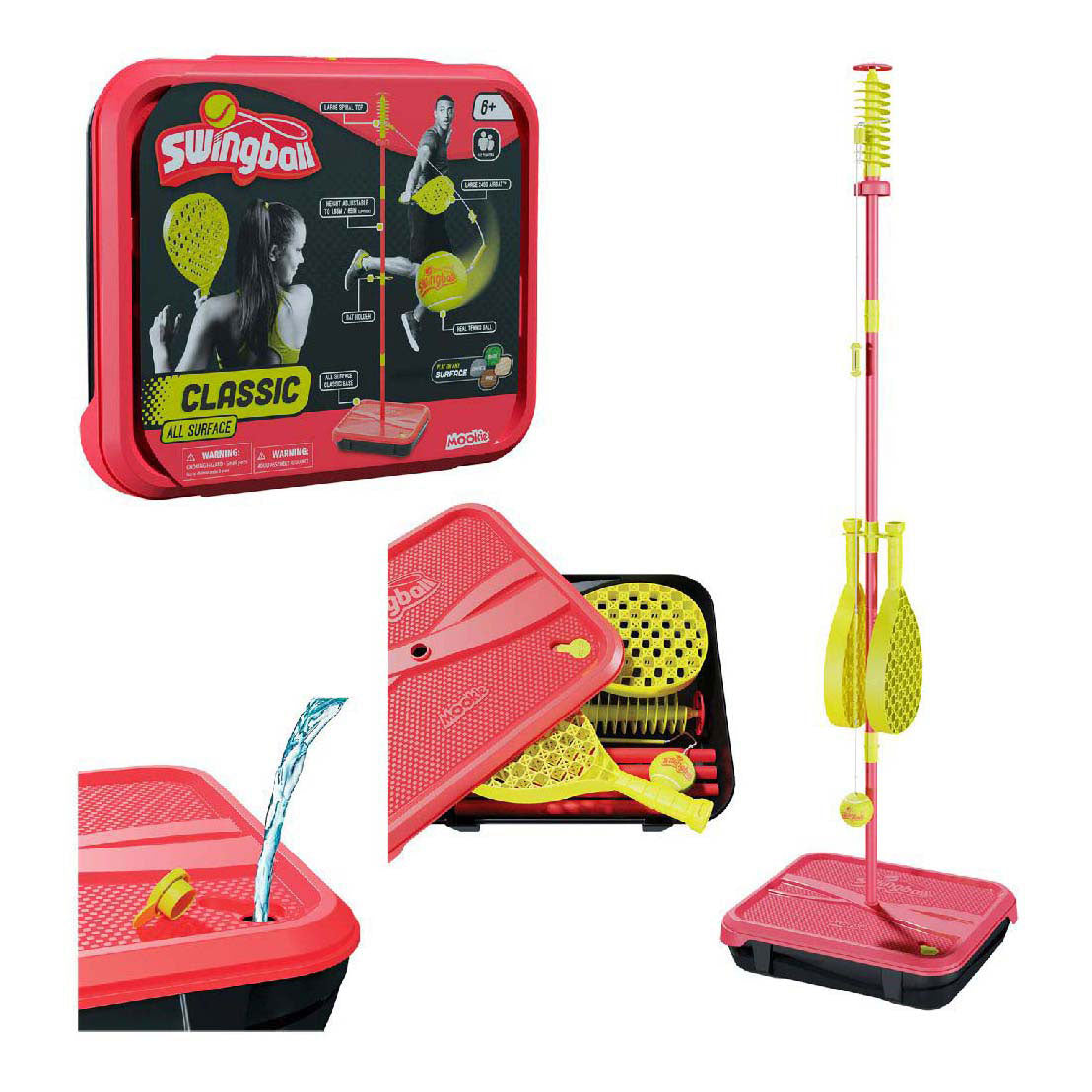 Abi mookie swingball tennis speelset rood